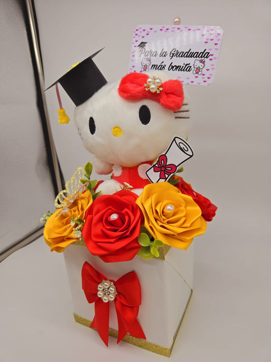 CAJA DE GRADUACION DE HELLO KITTY